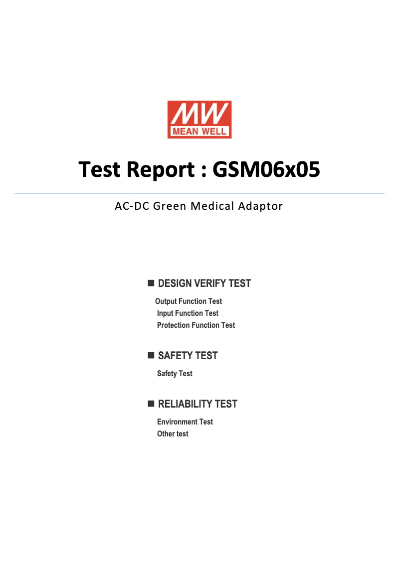 Image de la première page du manuel de l'appareil GSM06E05-P1J