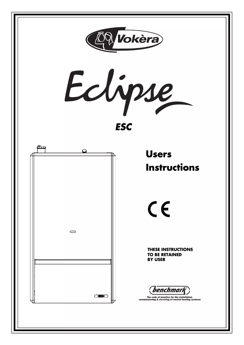 Page 1 de la notice Manuel utilisateur Vokèra Eclipse ESC