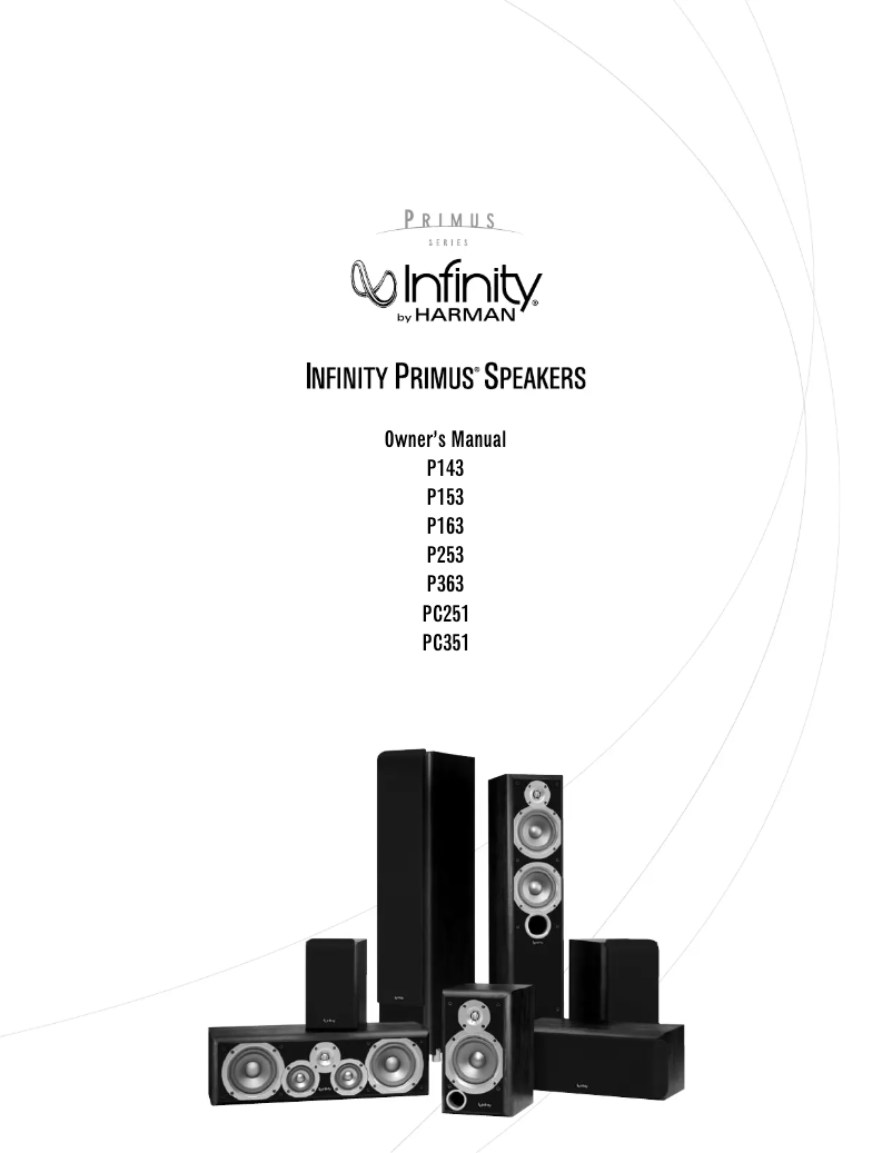 Page n°1 - Manuel utilisateur Infinity Primus PC251