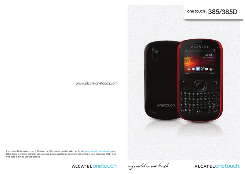 Page n°1 - Manuel utilisateur Alcatel One Touch 358 Tribe