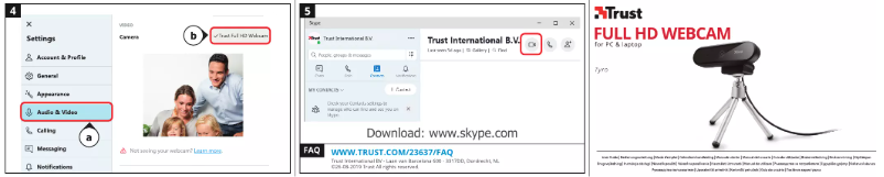 Page 1 de la notice Manuel utilisateur Trust Tyro