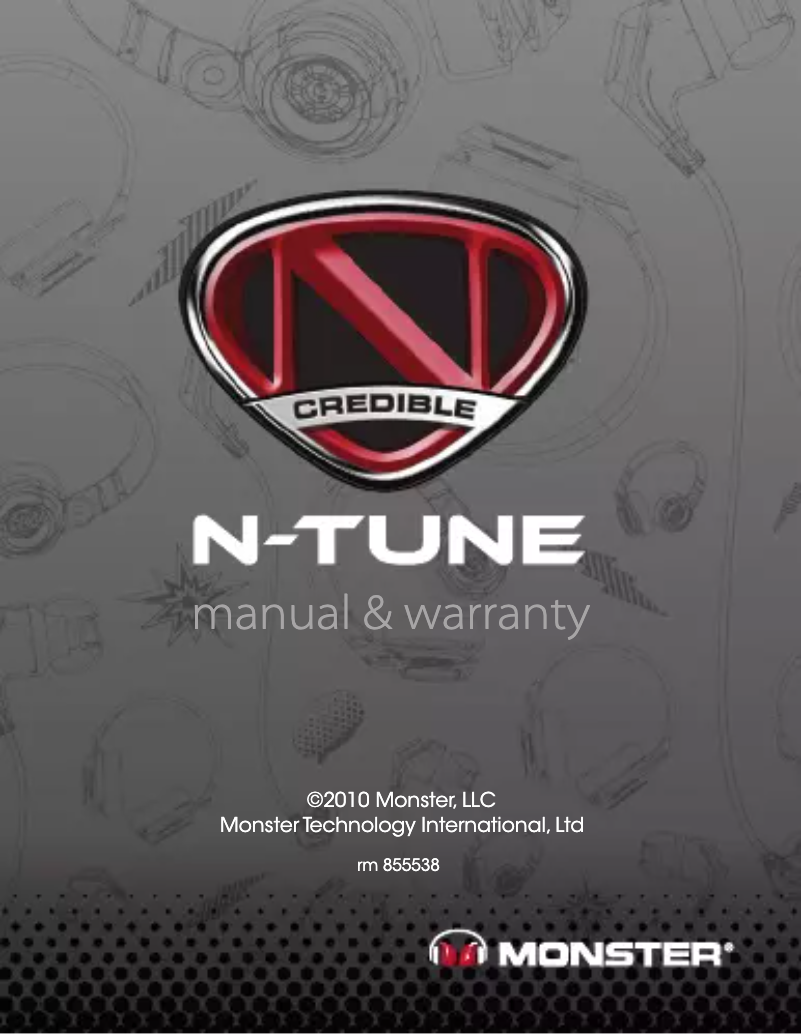 Page n°1 - Manuel utilisateur Monster NCredible NTune