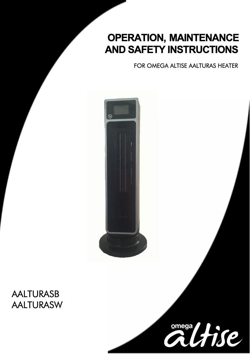 Page n°1 - Manuel utilisateur Omega Altise AALTURASB