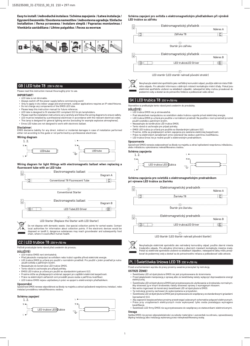 Image de la première page du manuel de l'appareil Z73215