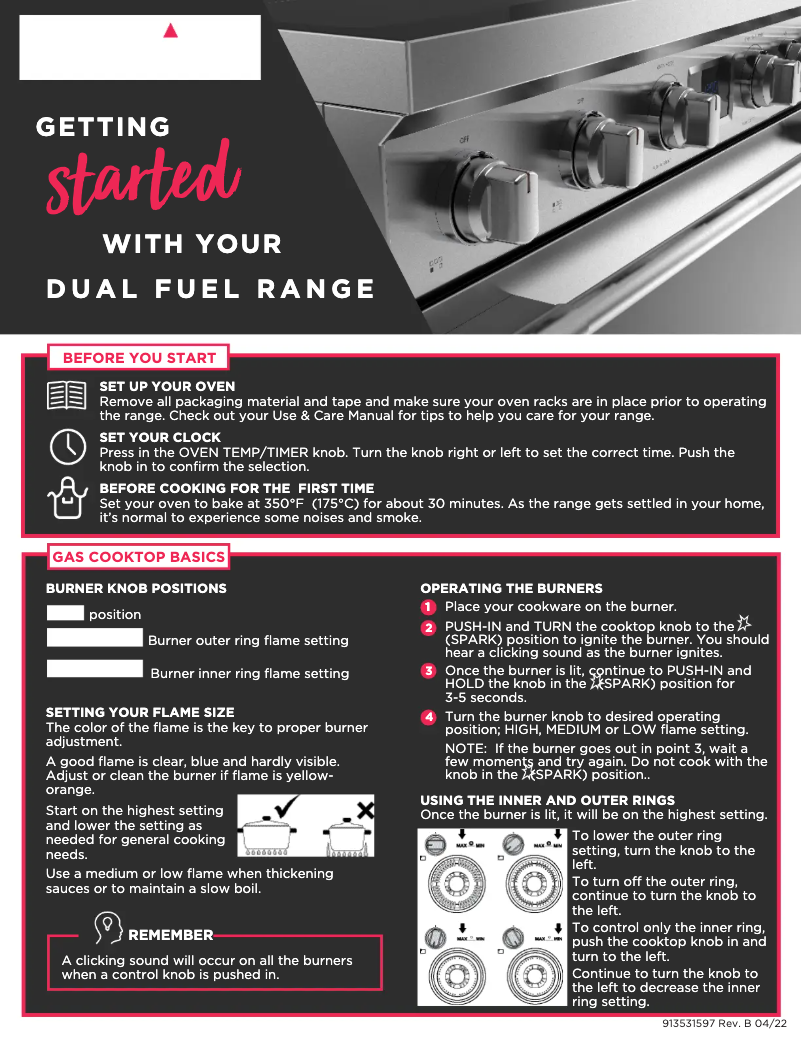 Image de la première page du manuel de l'appareil PCFG3670AF