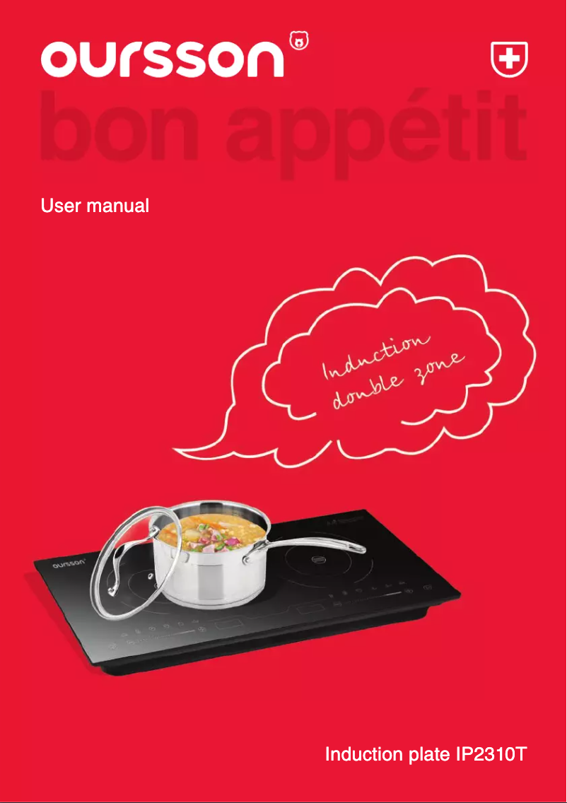 Page 1 de la notice Manuel utilisateur Oursson IP2310T