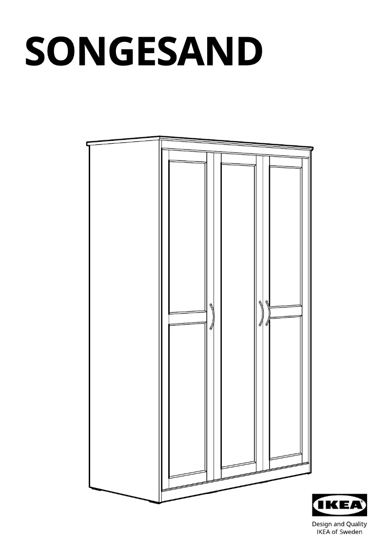 Image de la première page du manuel de l'appareil SONGESAND 103.945.58