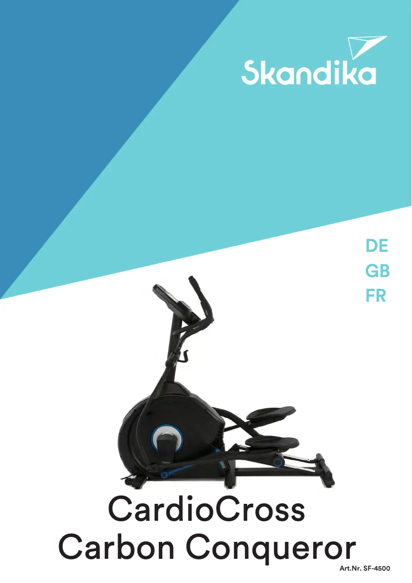 Image de la première page du manuel de l'appareil CardioCross Carbon Conqueror