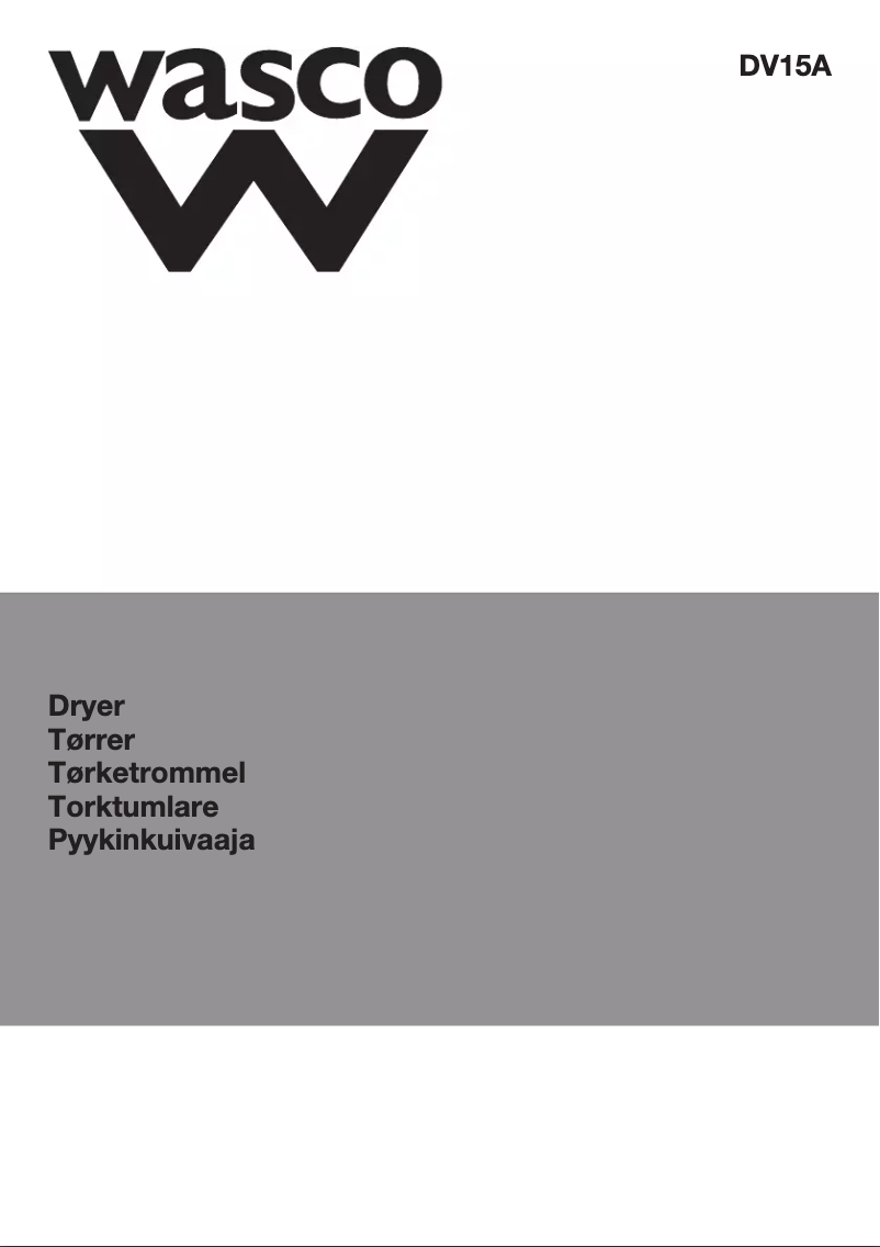 Image de la première page du manuel de l'appareil DV15A