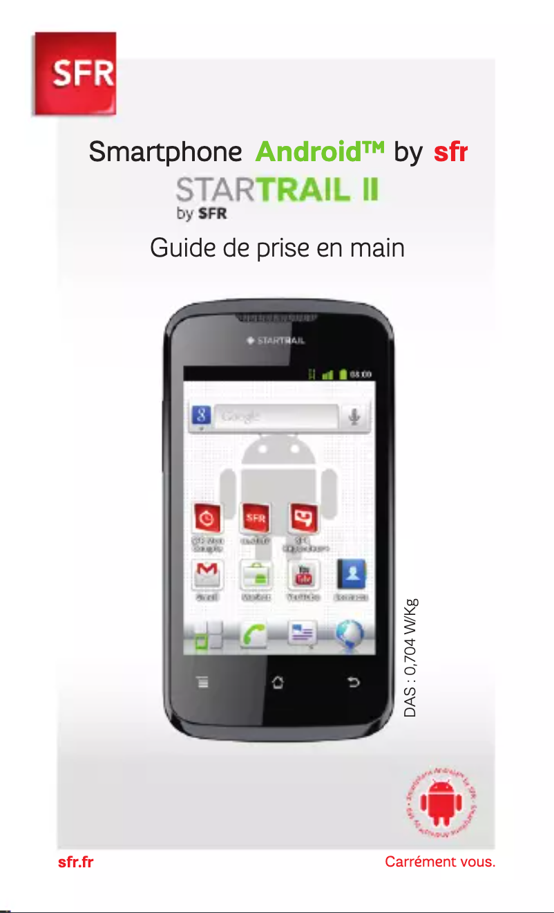 Imagen de la primera página del manual del dispositivo STARTRAIL II