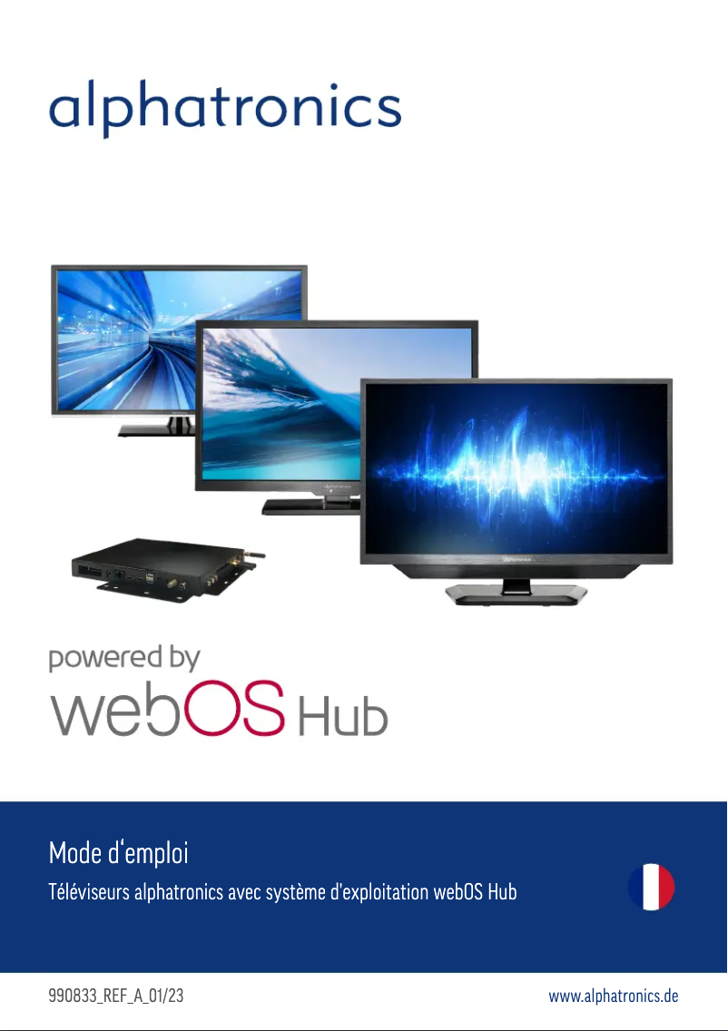 Page n°1 - Manuel utilisateur Alphatronics K-19 SBW+