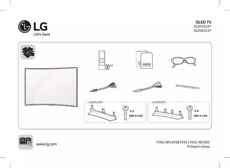 Página 1 del manual Manual de usuario LG OLED 65C6V