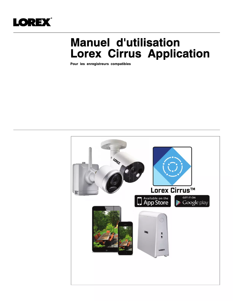 Page n°1 - Manuel utilisateur Lorex LHB900