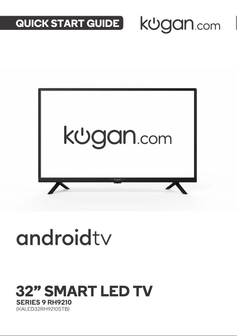 Page 1 de la notice Manuel utilisateur Kogan KALED32RH9210STB