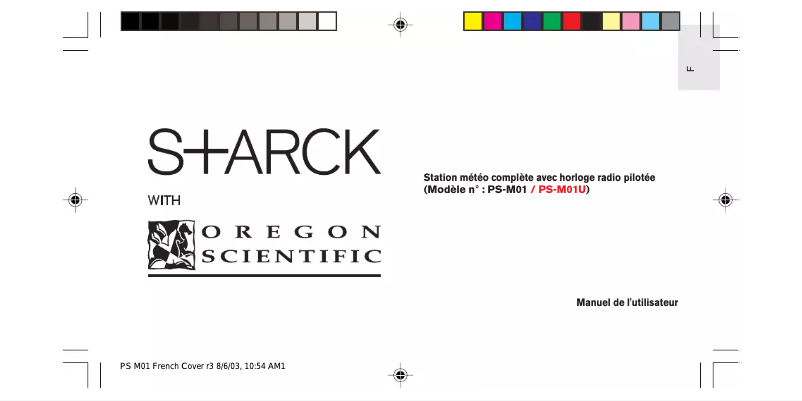Page 1 de la notice Manuel utilisateur Oregon Scientific PSM01
