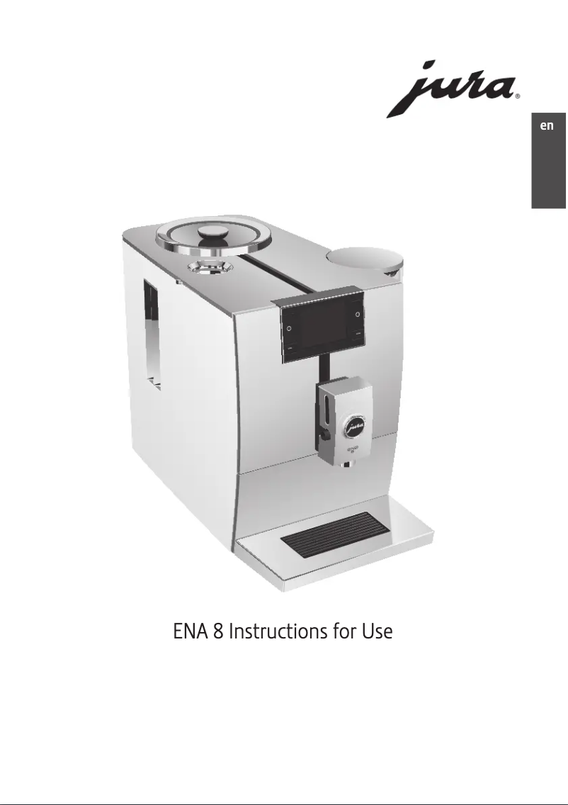 Page 1 de la notice Manuel utilisateur Jura ENA 3
