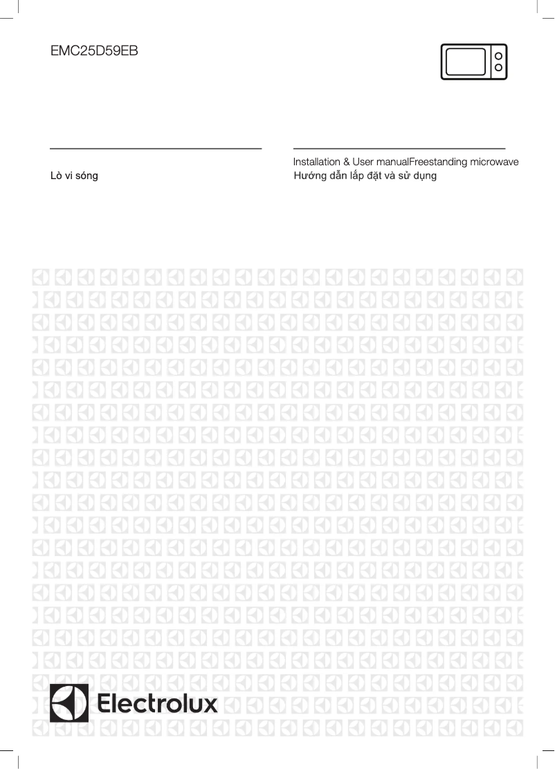 Page 1 de la notice Manuel utilisateur Electrolux EMC25D59EB