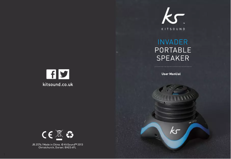 Page n°1 - Manuel utilisateur KitSound Invader