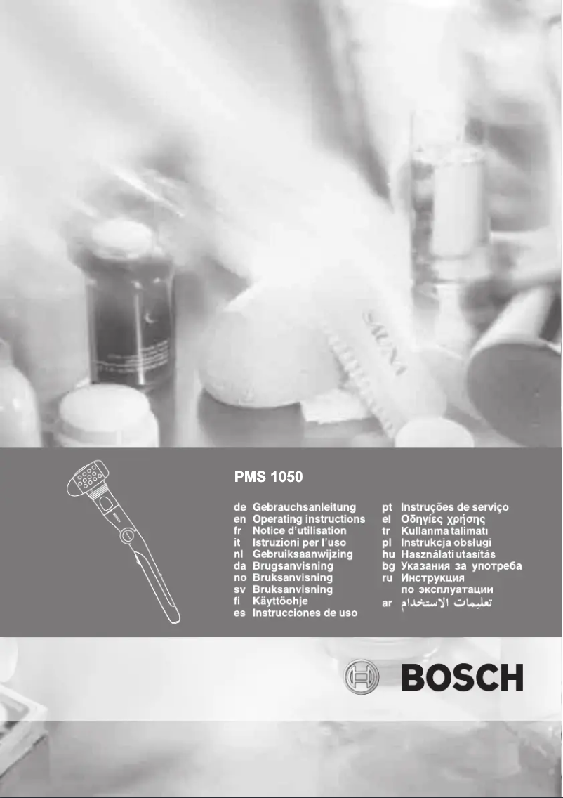 Page n°1 - Manuel utilisateur Bosch PMS1050