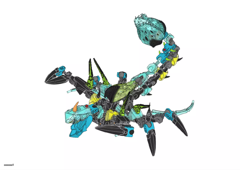 Page 1 de la notice Manuel utilisateur Lego Hero Factory 44026