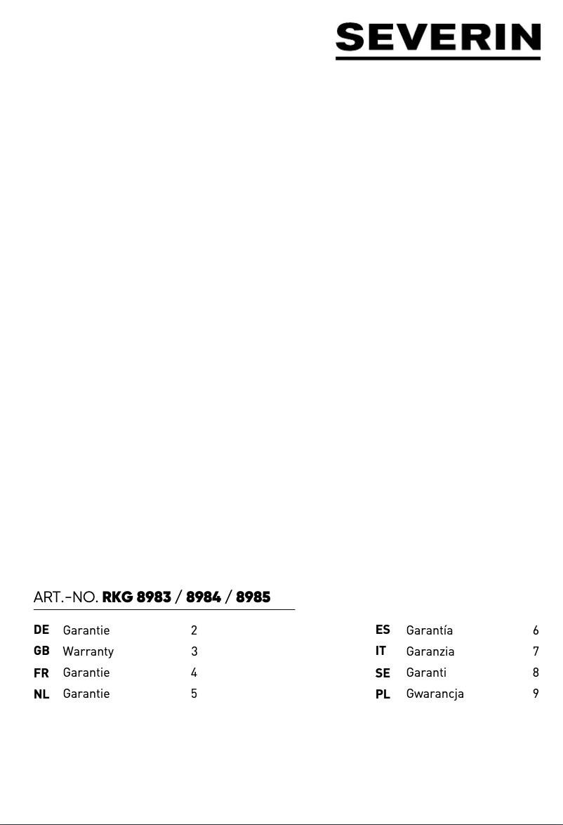 Image de la première page du manuel de l'appareil RKG 8985