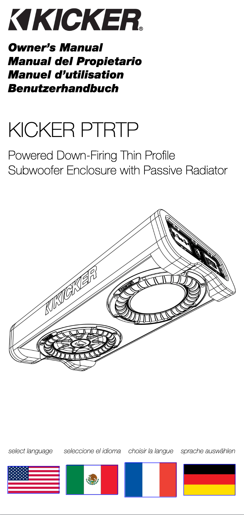 Página 1 del manual Manual de usuario Kicker 49PTRTP12