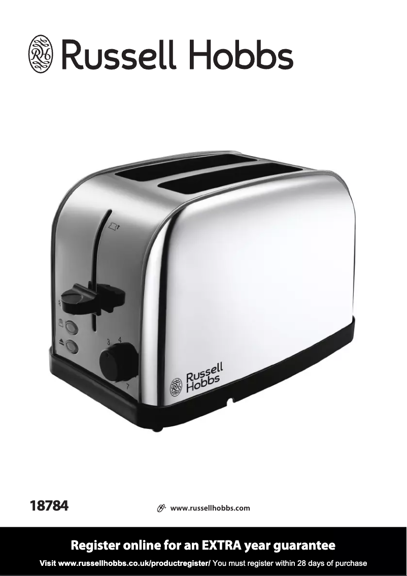 Image de la première page du manuel de l'appareil 18784