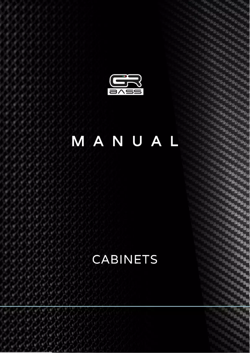 Page n°1 - Manuel utilisateur GR Bass AeroTech AT610