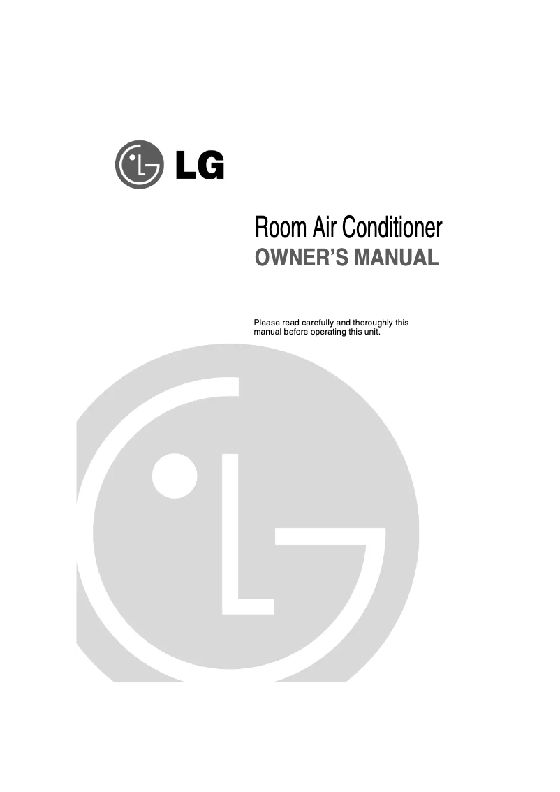 Page 1 de la notice Manuel utilisateur LG LSN24PWAS1