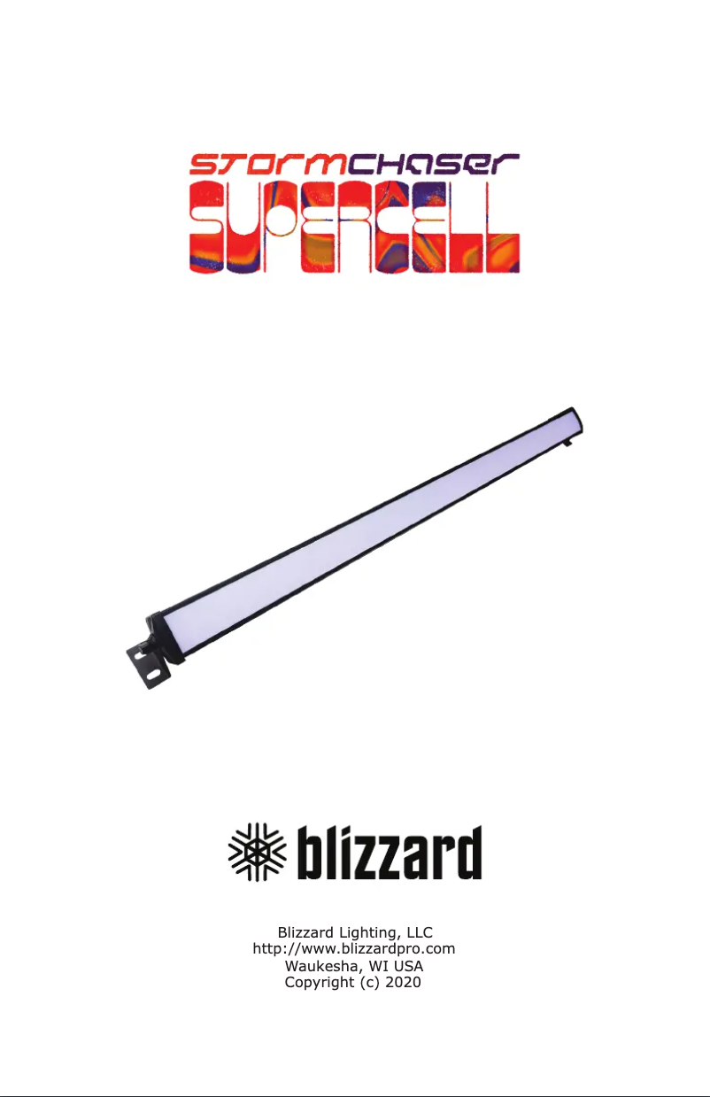 Página 1 del manual Manual de usuario Blizzard StormChaser Supercell