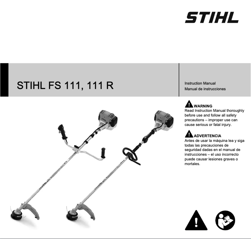 Page 1 de la notice Manuel utilisateur Stihl FS 111