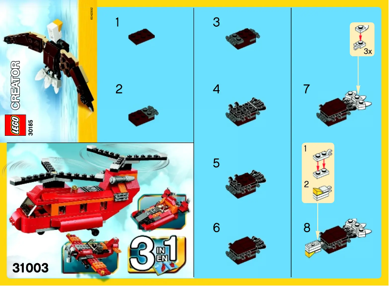 Page n°1 - Manuel utilisateur Lego Little Eagle 30185