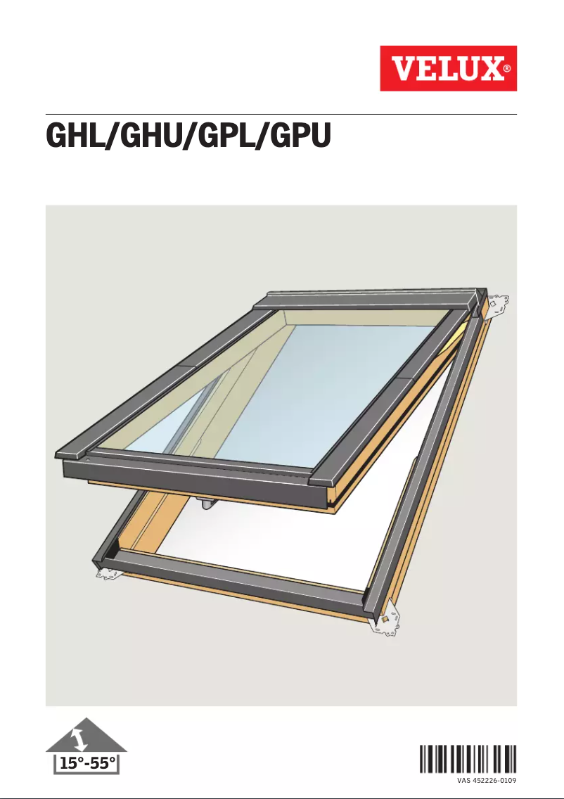 Page 1 de la notice Manuel utilisateur Velux GHU