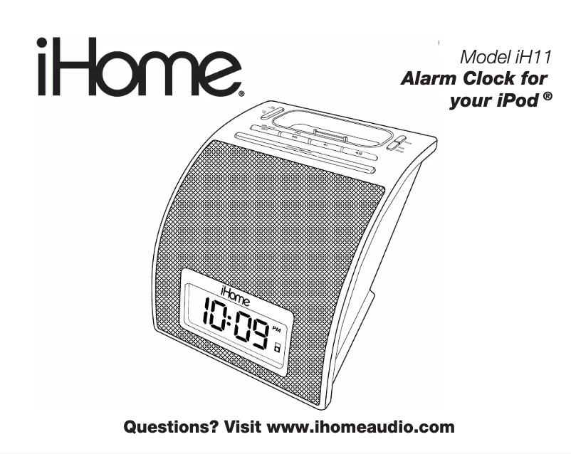 Page n°1 - Manuel utilisateur iHome iH11