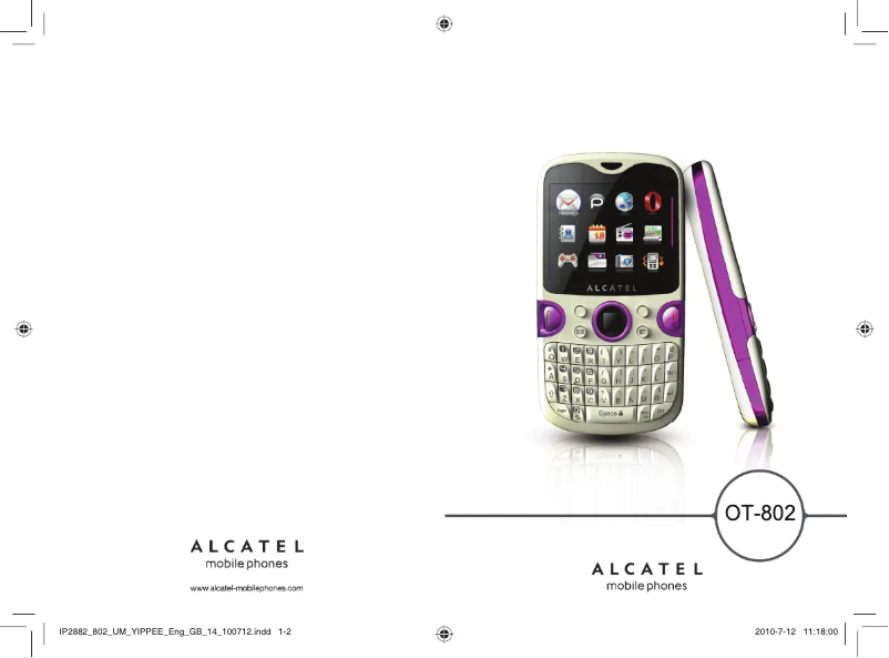 Page n°1 - Manuel utilisateur Alcatel One Touch 802