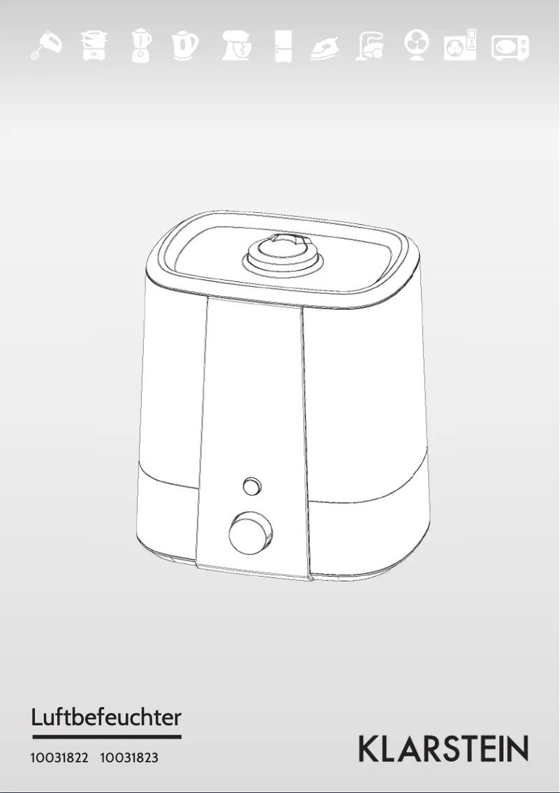 Image de la première page du manuel de l'appareil 10031823