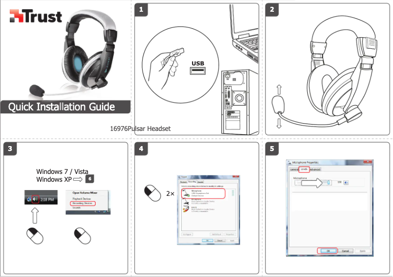 Page n°1 - Manuel utilisateur Trust Pulsar