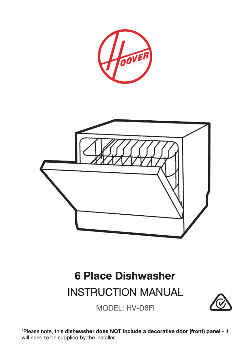 Page n°1 - Manuel utilisateur Hoover HV-D6FI