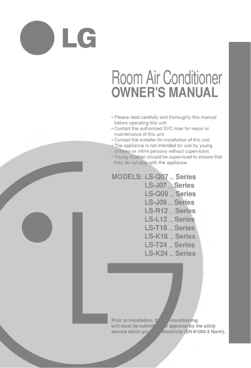 Page n°1 - Manuel utilisateur LG LS-Q096BDG