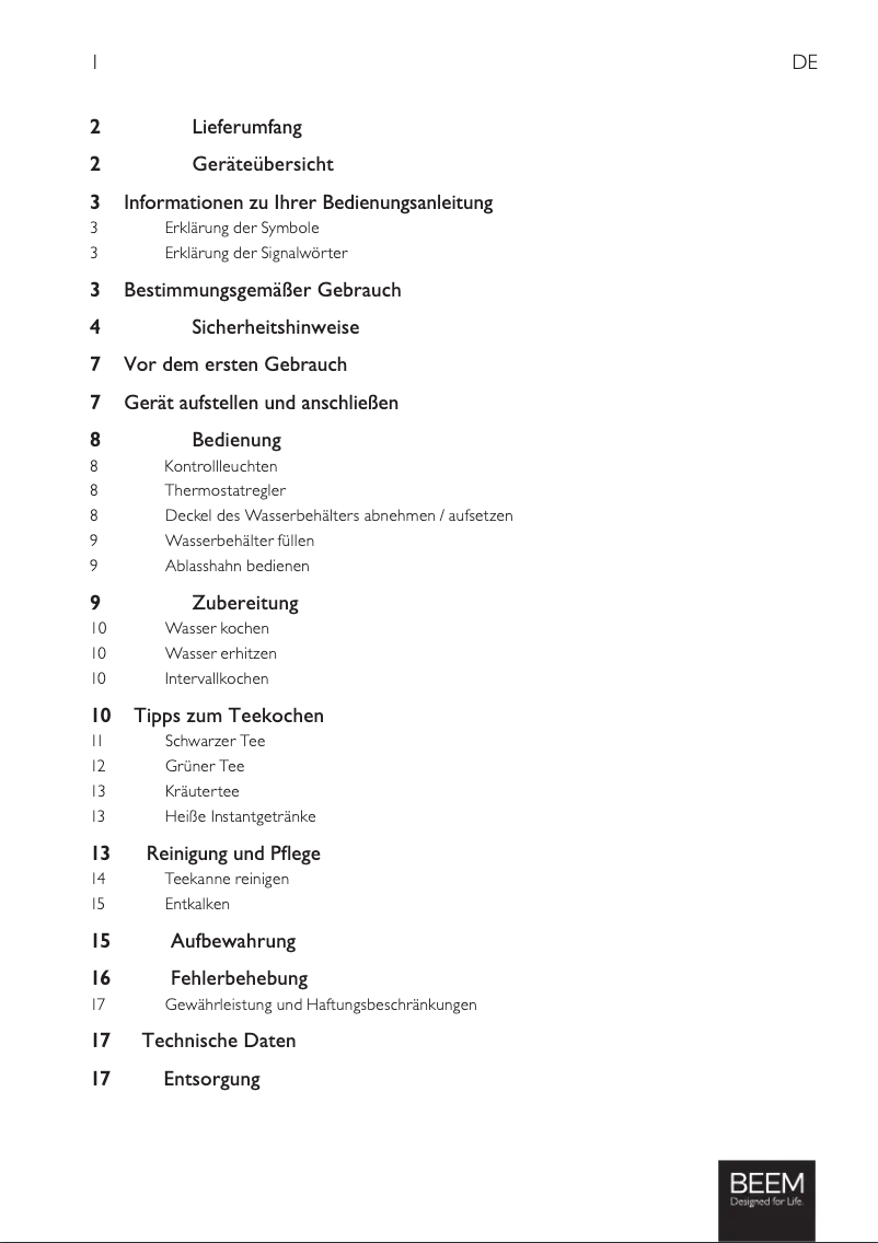 Página 1 del manual Manual de usuario BEEM Pyramid