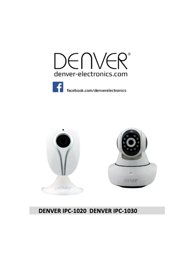 Página 1 del manual Manual de usuario Denver IPC-1030