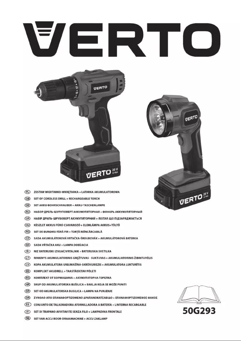 Page 1 de la notice Manuel utilisateur Verto 50G293