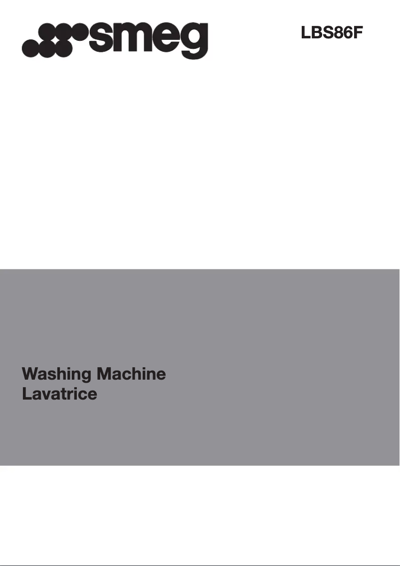Page 1 de la notice Manuel utilisateur Smeg LBS86F