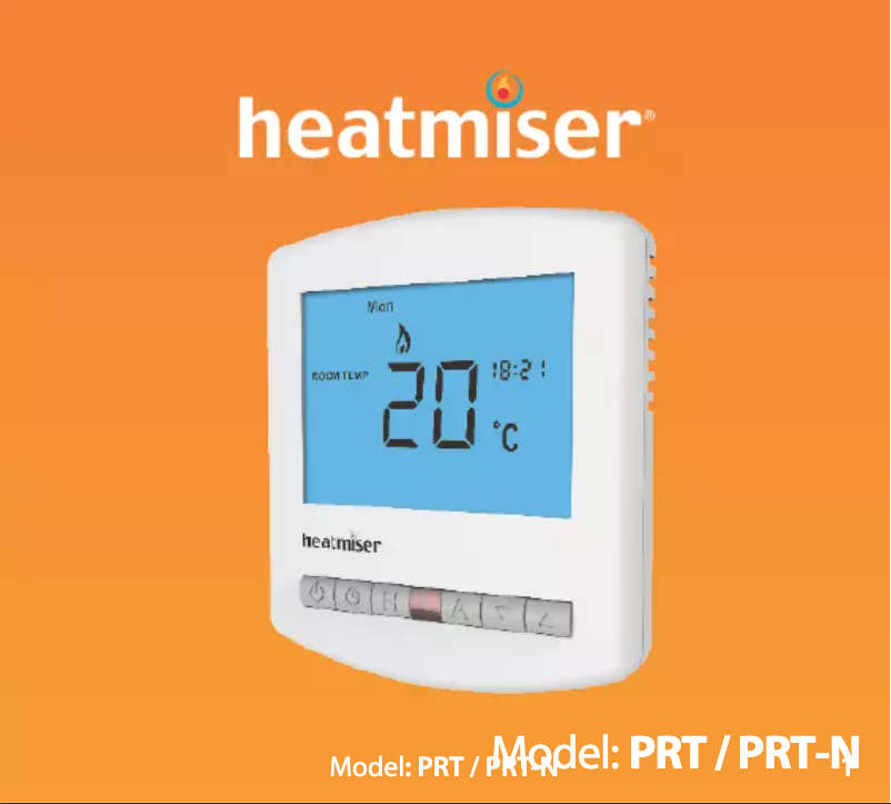 Page 1 de la notice Manuel utilisateur Heatmiser PRT-N