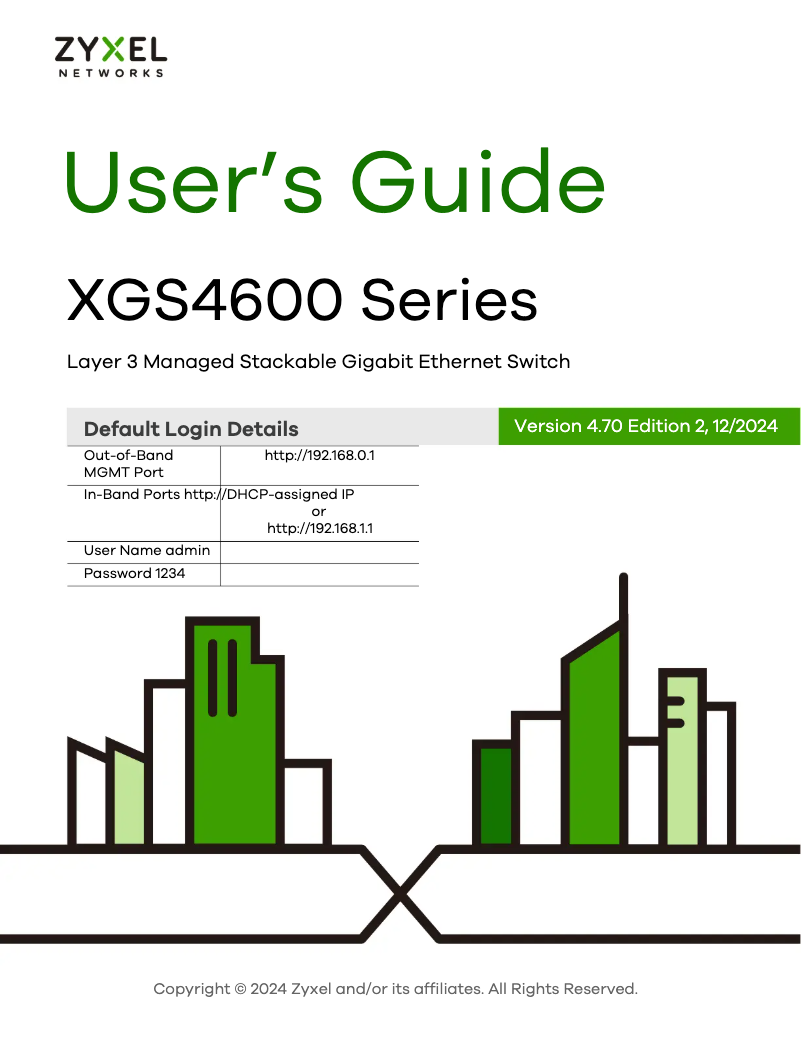Image de la première page du manuel de l'appareil XGS4600-32