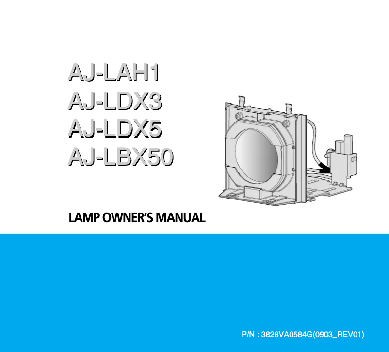 Página 1 del manual Manual de usuario LG AJ-LBX5
