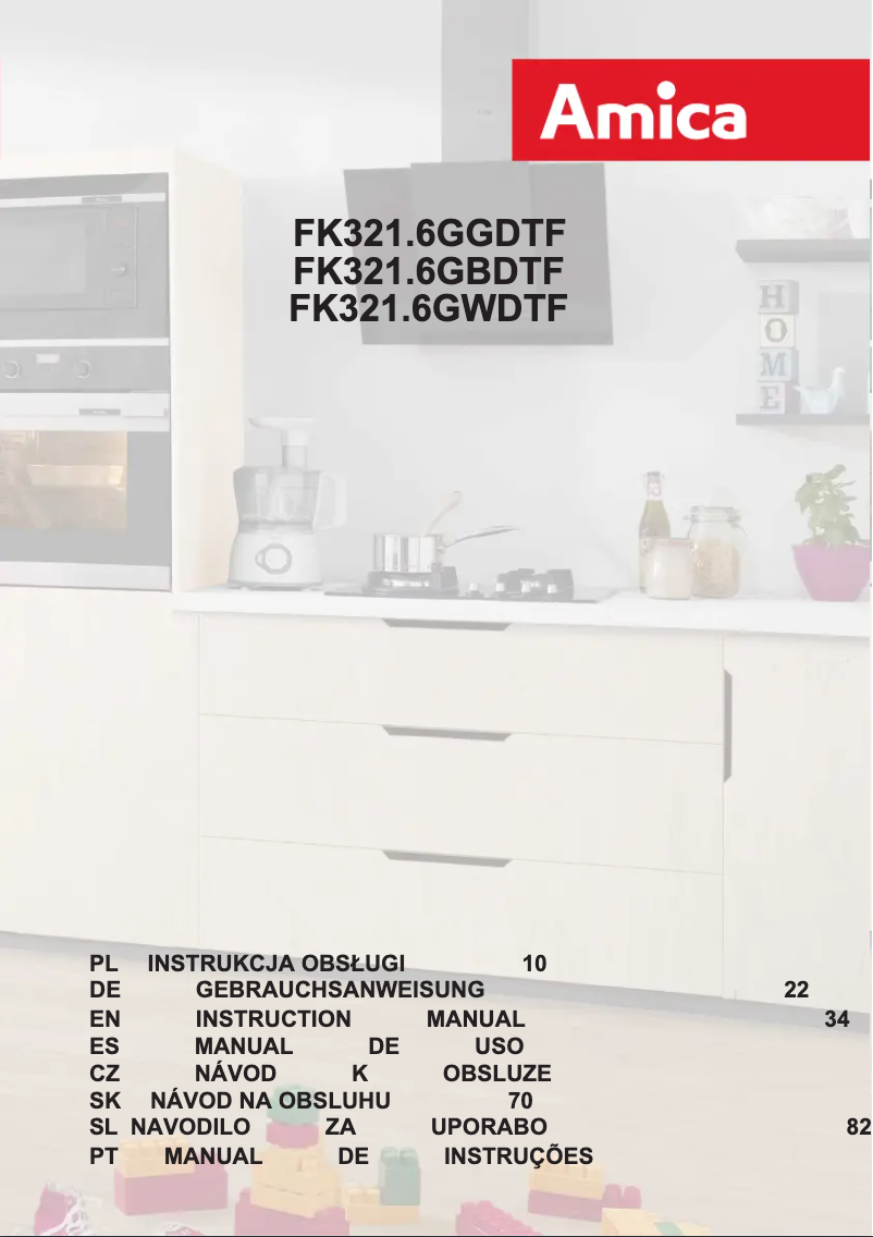 Page n°1 - Manuel utilisateur Amica FK321.6GWDTF