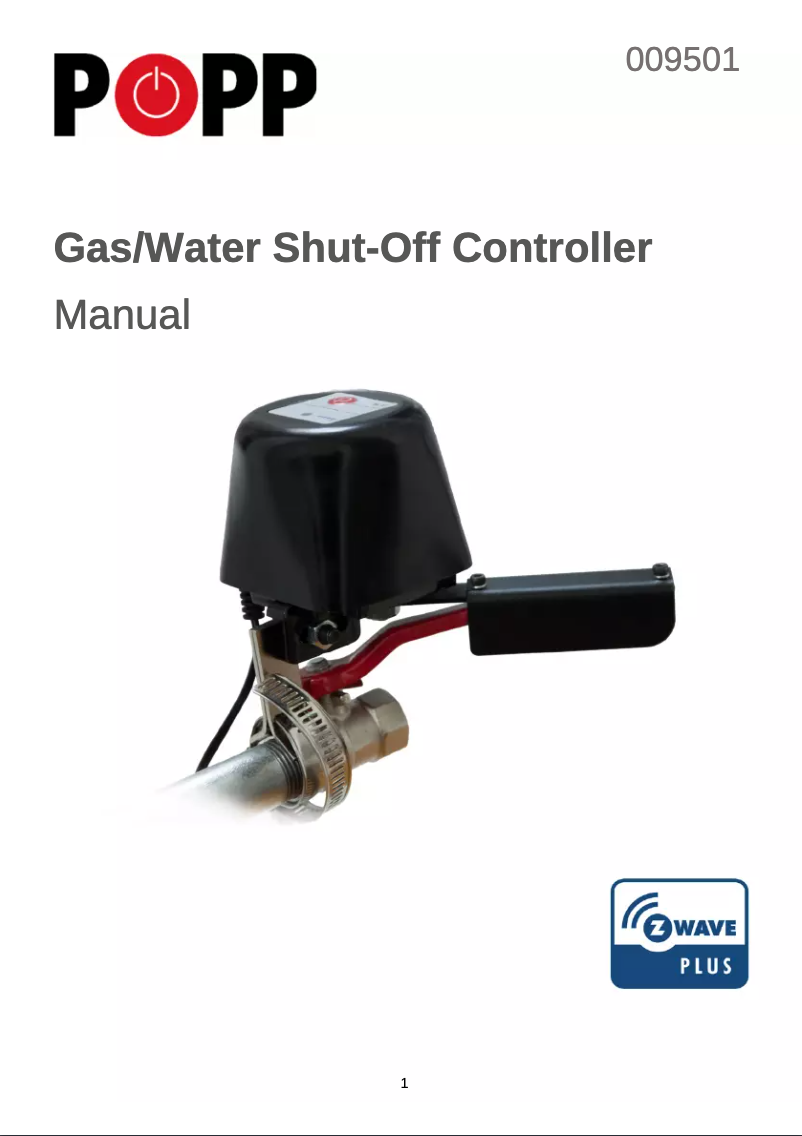 Page 1 de la notice Manuel utilisateur Popp POPE009501