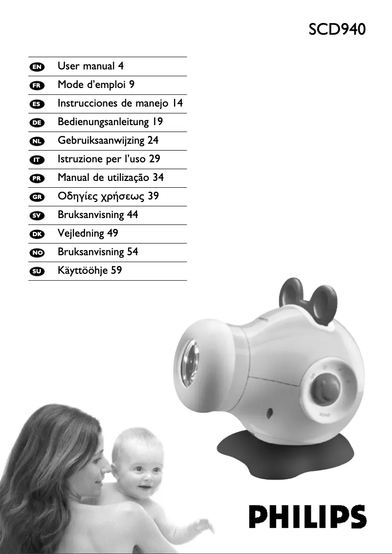 Page n°1 - Manuel utilisateur Philips Magic Theatre SCD940