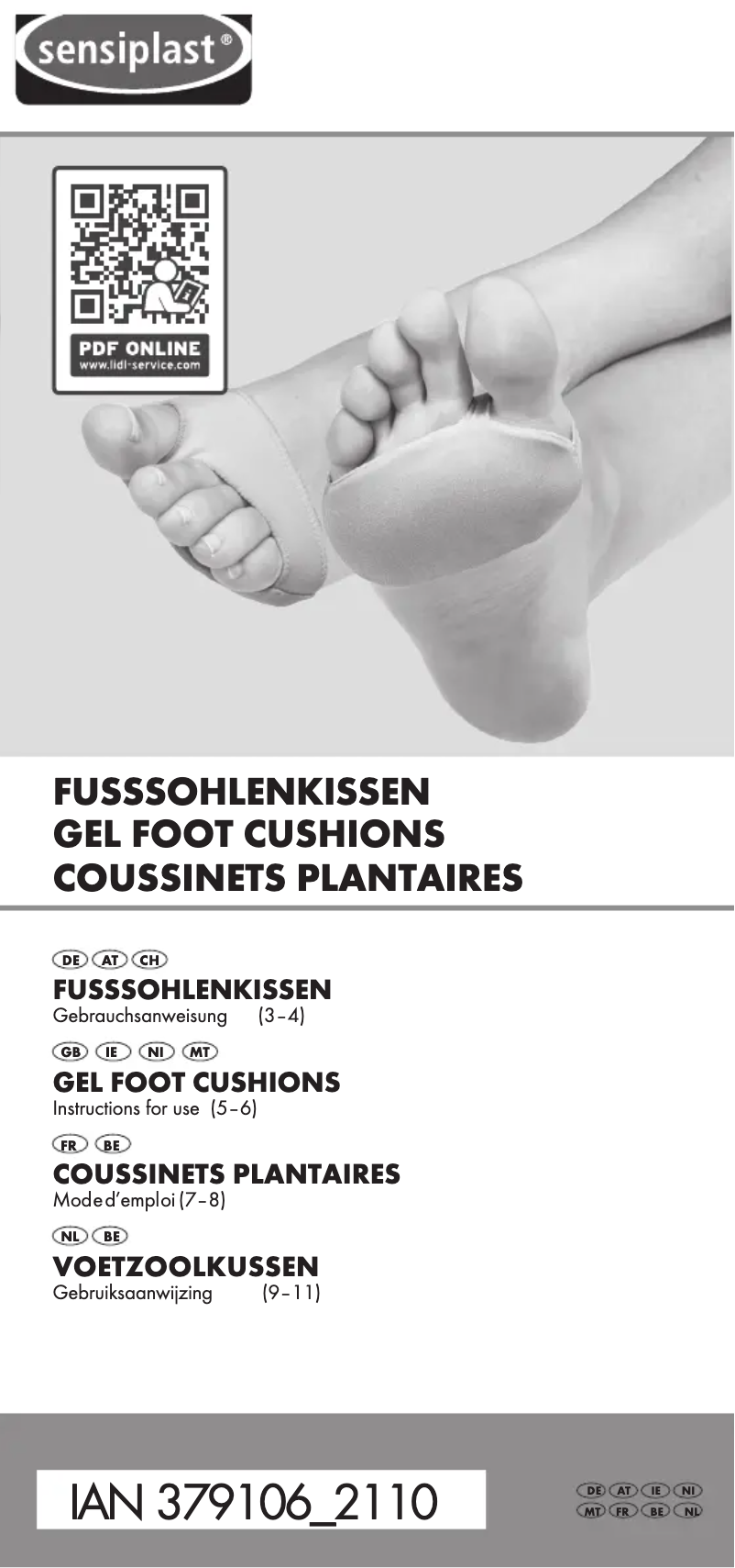 Página 1 del manual Manual de usuario Sensiplast IAN 379106